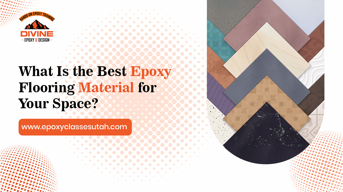 Epoxy flooring material